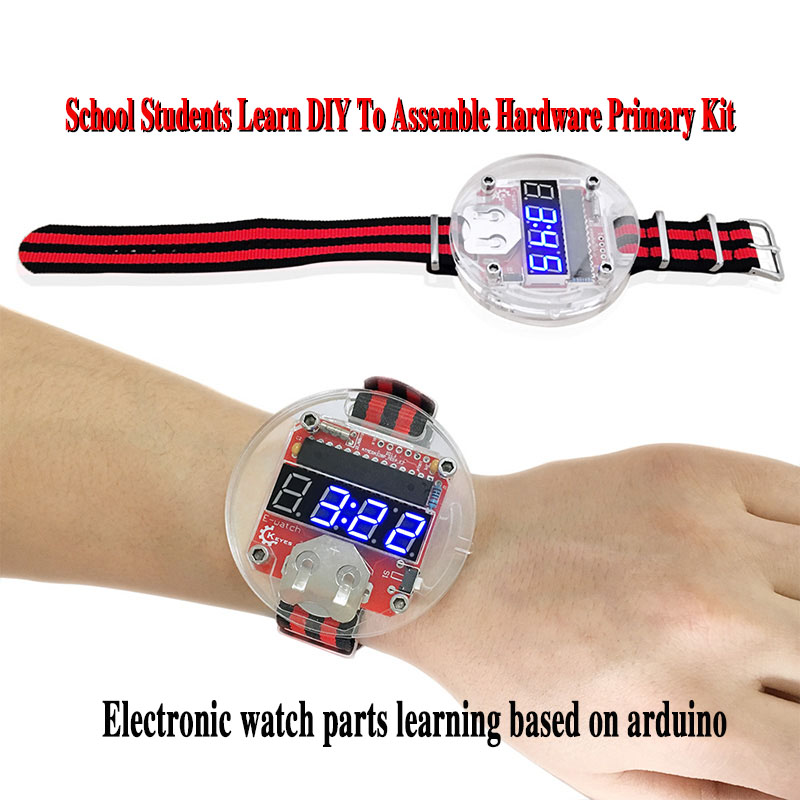 Microcontroller Kit - Одночиповый светодиодный комплект часов «сделай сам»,
