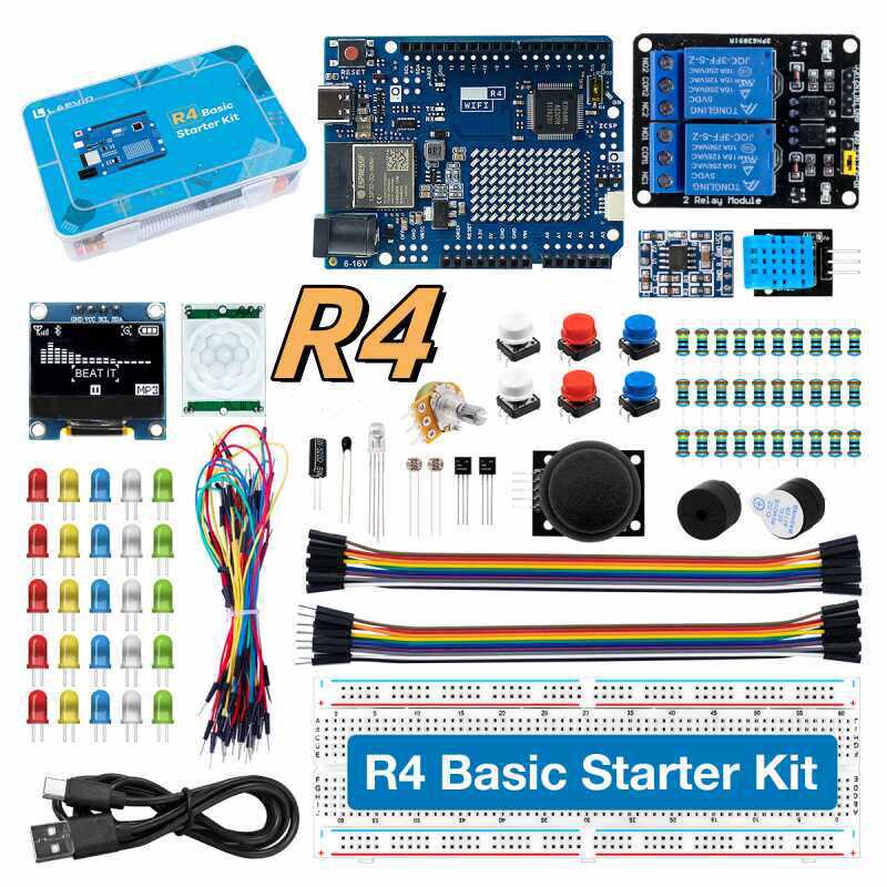 Sensor Kit Arduino - Набор для начинающих разработчиков UNO R4