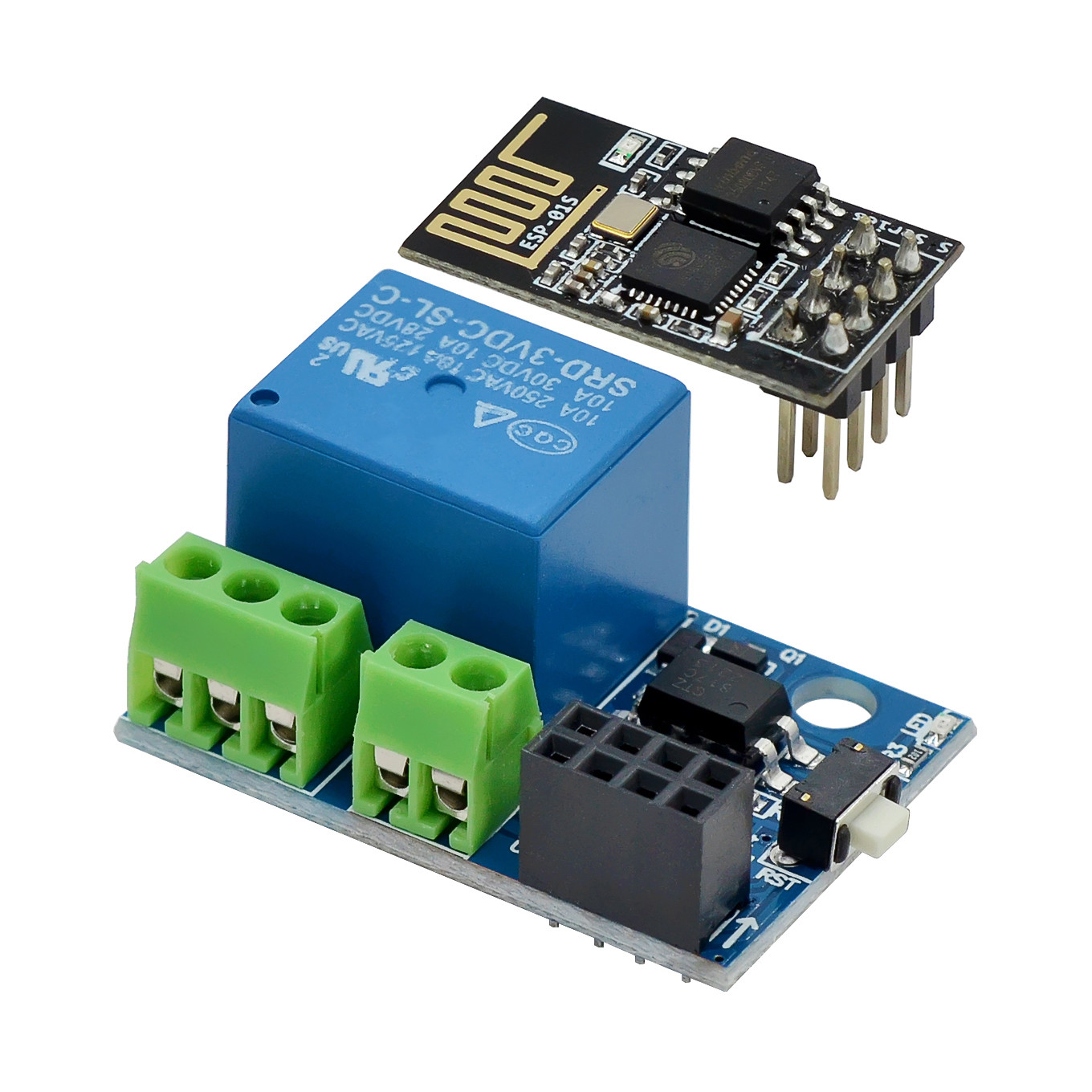 Esp32 Smart Home Kit - ESP-01S Модуль реле Wi-Fi 5 В