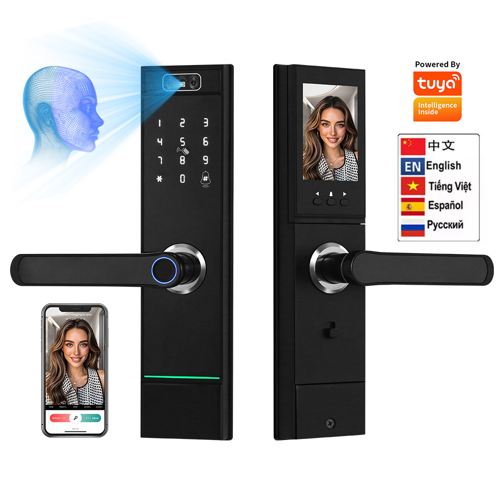 Smart Door Lock Wifi - Высокая безопасность, оптовая продажа, 3d распознавание