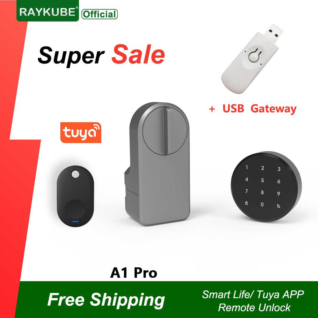 Smart Door Lock Wifi - RAYKUBE A1 Pro Tuya BEL Комплект