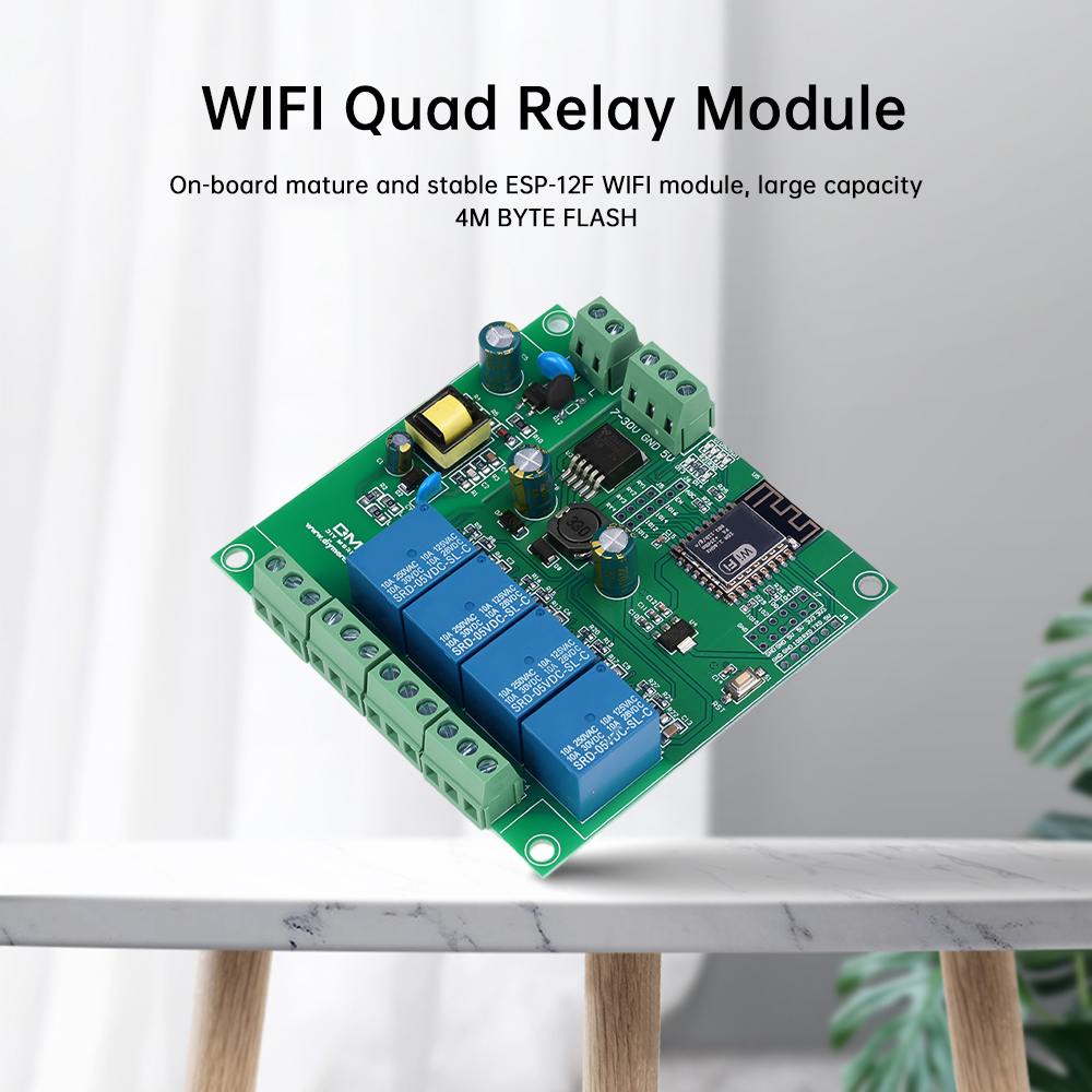 Esp8266 Relay Module - Релейный модуль Wi-Fi, 4-канальная плата разработки