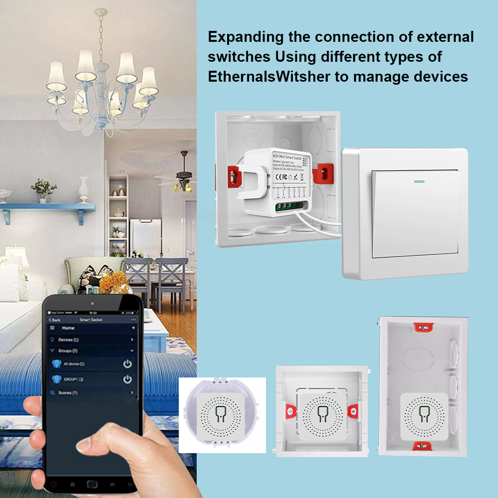 Умный WiFi-выключатель Tuya на – обзор и цена Smart Light Switch Wifi