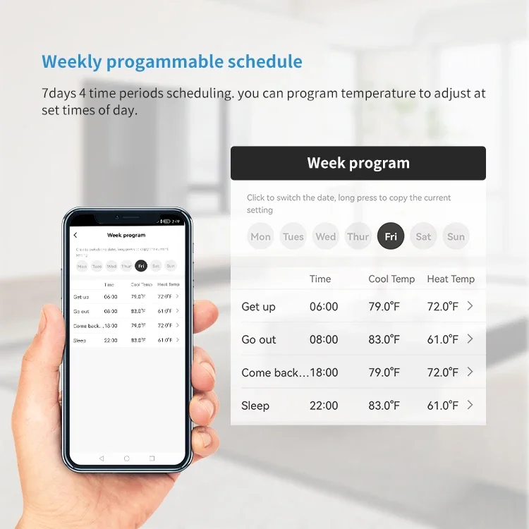 Новый программируемый цифровой – обзор и цена Wifi Thermostat