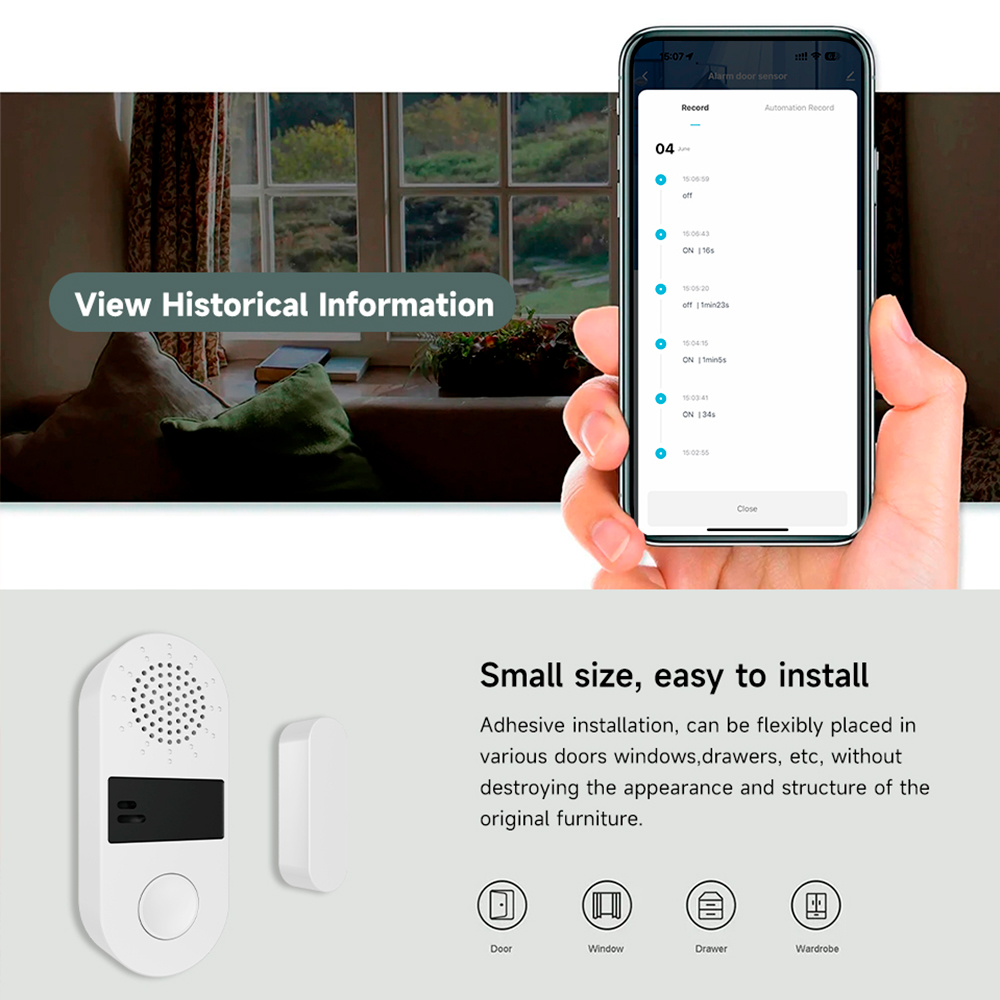 Беспроводной датчик открытия д – обзор и цена Smart Home Automation Kit