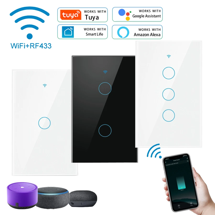 Умный Wi-Fi выключатель Tuya,  – обзор и цена Smart Light Switch Wifi