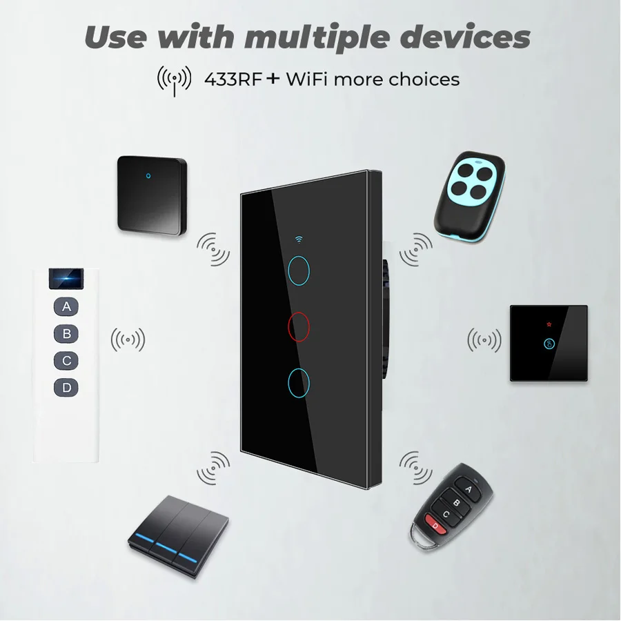 Умный Wi-Fi выключатель Tuya,  – обзор и цена Smart Light Switch Wifi