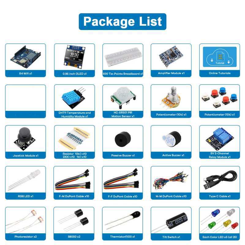 Набор для начинающих разработч – обзор и цена Sensor Kit Arduino