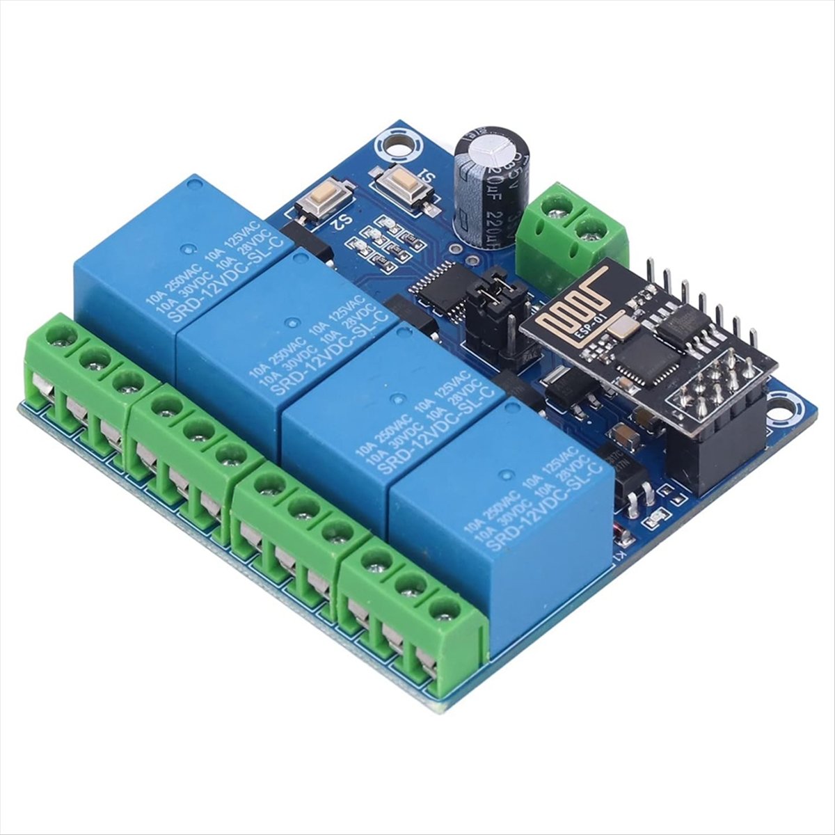 Суперраспродажа: 4-канальный б – обзор и цена Esp8266 Relay Module