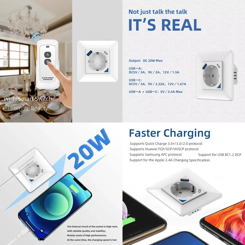 Умная Wi-Fi розетка для встраи – обзор и цена Wifi Smart Plug