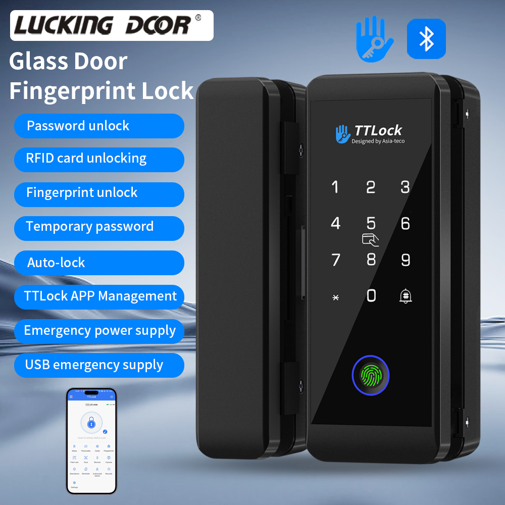 Умный стеклянный замок TTLOCK  – обзор и цена Smart Door Lock Wifi