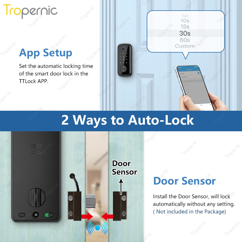 Дверные блокираторы Tuya Zigbe – обзор и цена Smart Door Lock Wifi