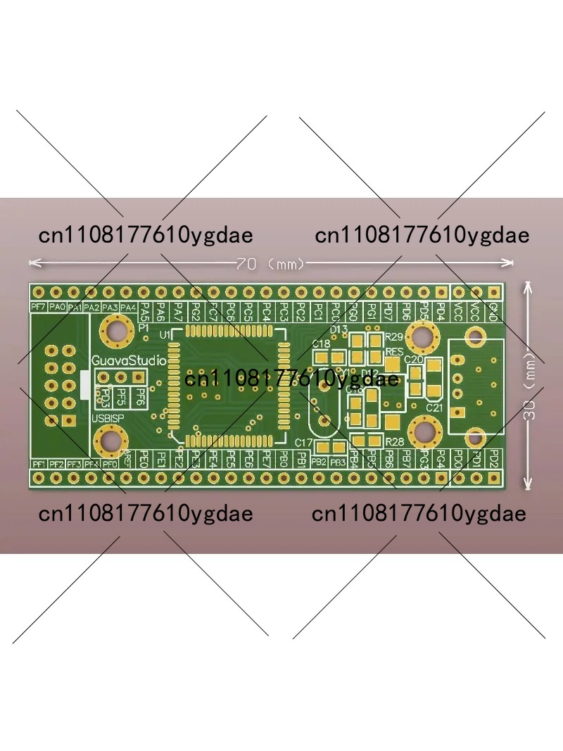 Плата разработки ATmega128 - о – обзор и цена Microcontroller Kit